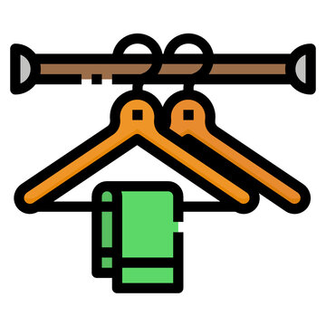 recommend clip art: hanger line icon
