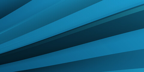 Fototapeta premium Vector Abstract, science, futuristic, energy technology concept. Digital image of light rays, stripes lines with blue light, speed and motion blur over dark blue background 