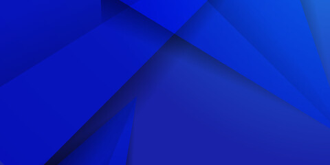 abstract modern blue lines background vector illustration. Simple dark blue vibrant color abstract background with triangles