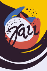 Obraz premium jazz text design