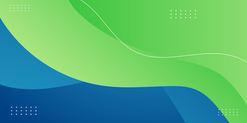 Modern blue and green wave abstract background. creative halftone pattern in blue green background vector. wave wallpaper shiny blue green background icon. Isolated and flat illustration. Vector art