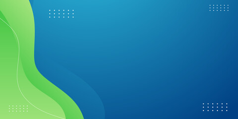 Modern blue and green wave abstract background. creative halftone pattern in blue green background vector. wave wallpaper shiny blue green background icon. Isolated and flat illustration. Vector art © Salman