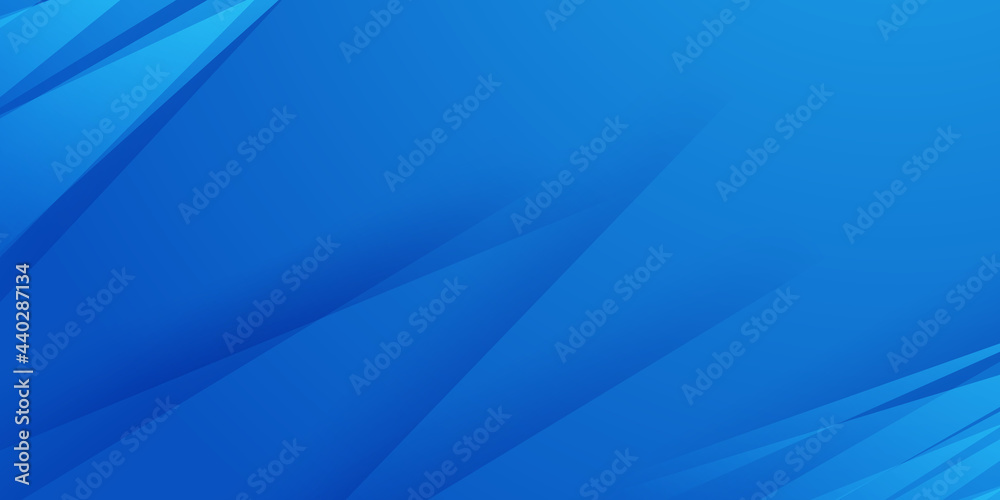 Wall mural blue sport abstract arrow background with triangles. dark blue background with abstract square shape