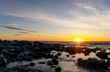 Fototapeta na wymiar Ytri Tunga Beach at Snaefellsnes Peninsula, Iceland, Europe
