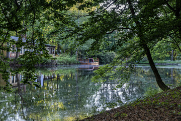 Gondola pond in Upper Lusatia