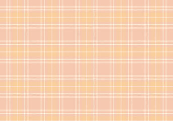 【背景素材】タータンチェック柄024　英国風シームレスパターン（ピンク＆ベージュ＆オレンジ＆茶色）