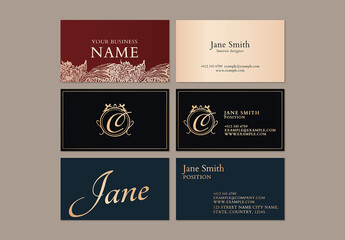 Luxury Business Card Layout
