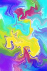 Wave Liquid shape color background.
