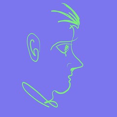 Creative painting colorful abstract on background, Color gradient background design
