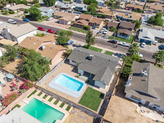 Fototapeta premium Drone home in phoenix