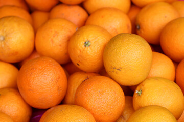 oranges in the market