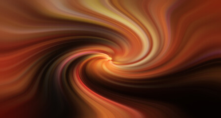 Abstract twirl style digital background, waves light gradient circle shape wallpaper illustration