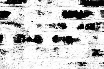 Texture of a brick wall with cracks and scratches which can be used as a background