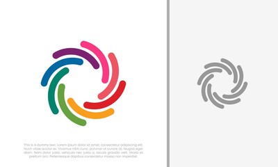 Global Community Logo Icon Elements Template. Community human Logo template vector. Community health care. Abstract Community logo