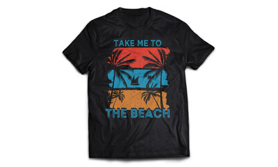 "Take me to the Beach", Summer Beach t-shirt Design