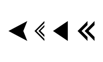 Set of black vector arrow.arrow vector illustration and colection.arrows vector icon.