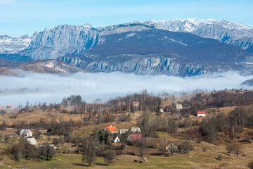 View of the canyon of the Tara River, Zabljak, Montenegro