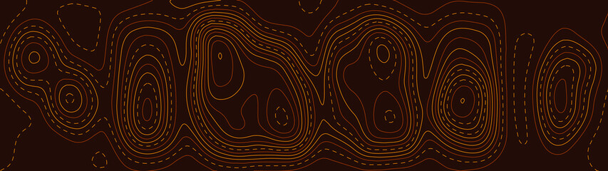 Topographic map background. Line topography map contour background, geographic grid. Abstract vector illustration.