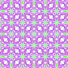 Geometric vector pattern with purple and green gradient. simple ornament for wallpapers and backgrounds.