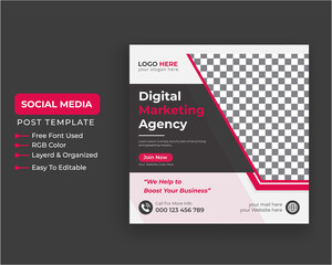 Modern Creative Business agency social media post Sale cover page timeline web ad banner template design