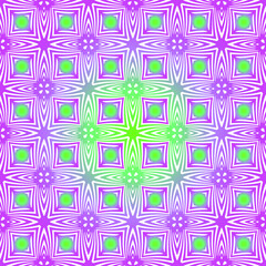 Geometric vector pattern with purple and green gradient. simple ornament for wallpapers and backgrounds.