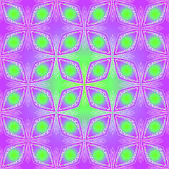 Geometric vector pattern with purple and green gradient. simple ornament for wallpapers and backgrounds.