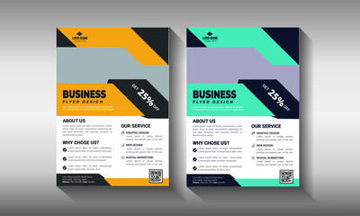 Obraz premium Corporate business flyer template, pamphlet cover design layout