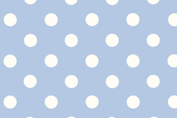 seamless background with circles,  blue polka dot background © annakolesnicova