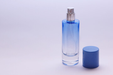 Perfume bottle with negative space
