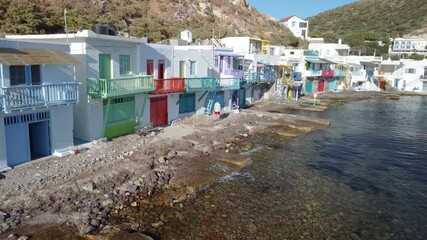 Klima fishing village, Milos island, Cyclades, Greece