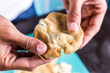 Delicious Cookie Melted Chocolate Classic Hands Nutella Juicy Pie Brownie Dessert Sugar Butter 