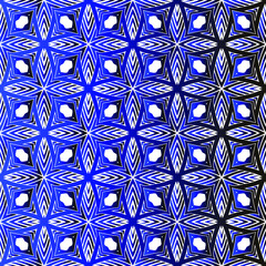 Geometric vector pattern with blue and black gradient. simple ornament for wallpapers and backgrounds.
