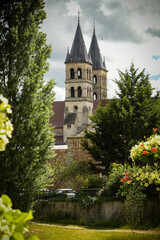 view of the Notre Dame de Melun church