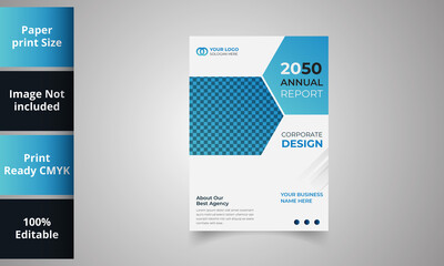 Annual Report Design Template Flyer