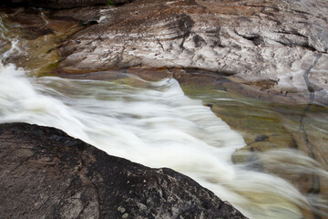 Flowing water