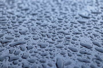 water drops on glass