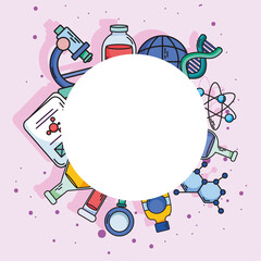 chemistry icon set