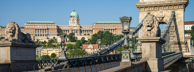 Naklejka premium The Chain bridge