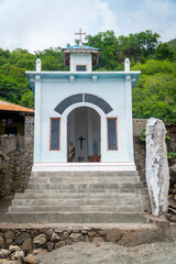 Church at Lamalera, Nusa Tenggara, Indonesia.