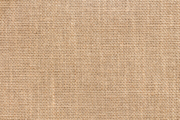 Fototapeta na wymiar Brown sackcloth texture or background and empty space.