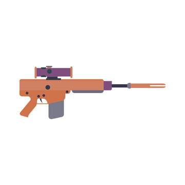 recommend clip art: Weapon rifle gun vector military army handgun illustration. War rifle firearm black hunting sniper trigger conflict icon battle. Police ammunition assault symbol clip art power. Cartoon violence gun