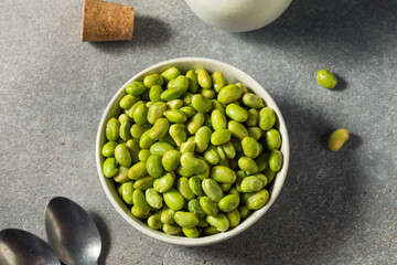 Raw Green Organic Steamed Edamame