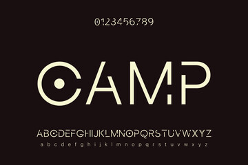 vector alphabet vintage font, typeface design, dark violet style background