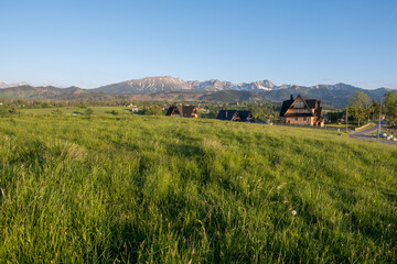 Fototapeta na wymiar Panorama gór Tatr 