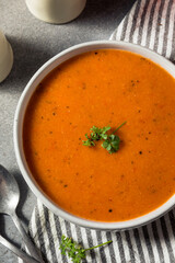 Healthy Homemade Red Bell Pepper Soup