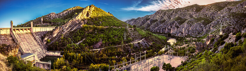 Buendia dam panoramic