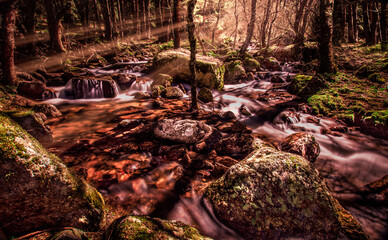 Walking to Cascada del Purgatorio