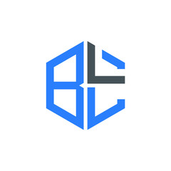 BLL logo BLL icon BLL vector BLL monogram BLL letter BLL minimalist BLL triangle BLL hexagon Unique modern flat abstract logo design 