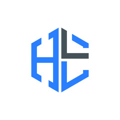 Obraz premium HLL logo HLL icon HLL vector HLL monogram HLL letter HLL minimalist HLL triangle HLL hexagon Unique modern flat abstract logo design 