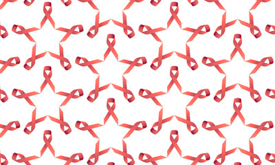 Find a Cure Ribbon Pattern
